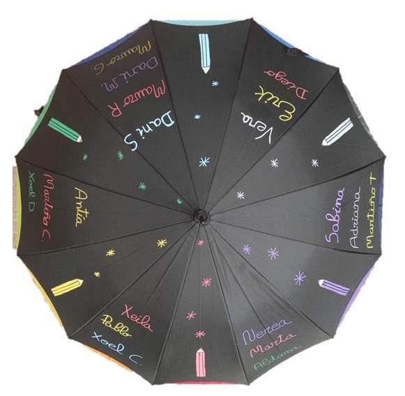 paraguas lapices estrellas